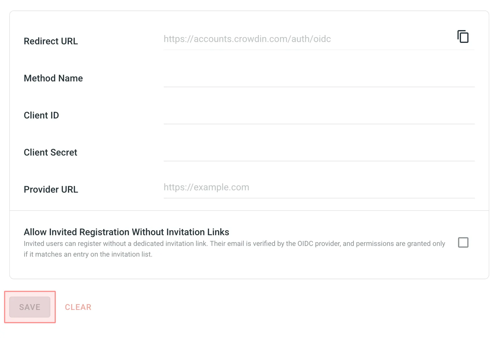 OpenID Connect IDP 凭据